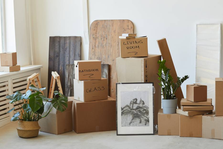 diferentes tipos de cajas para mudanzas